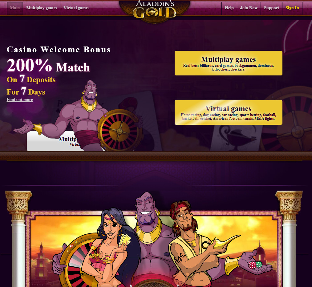 Legendäres Aladdin Casino. Vollversion.